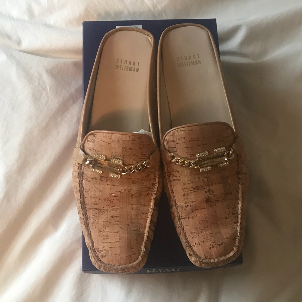 Stuart Weizmann Bishop Mule Natural Cork